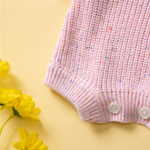 Fashion Knitted Jumpsuit For Baby Girls